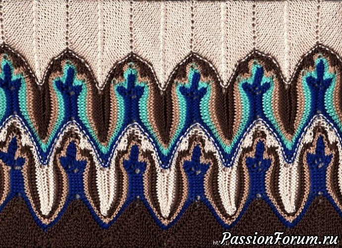 Узоры миссони. Вязание спицами