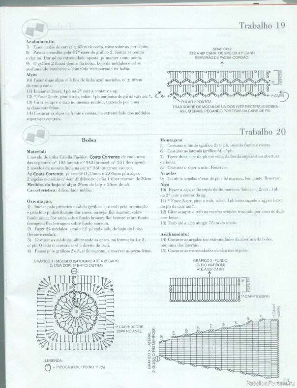 Trabalhos em Croche - работы крючком