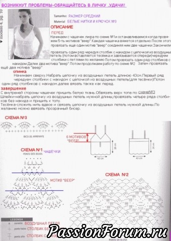 Летние топы крючком. Поборка