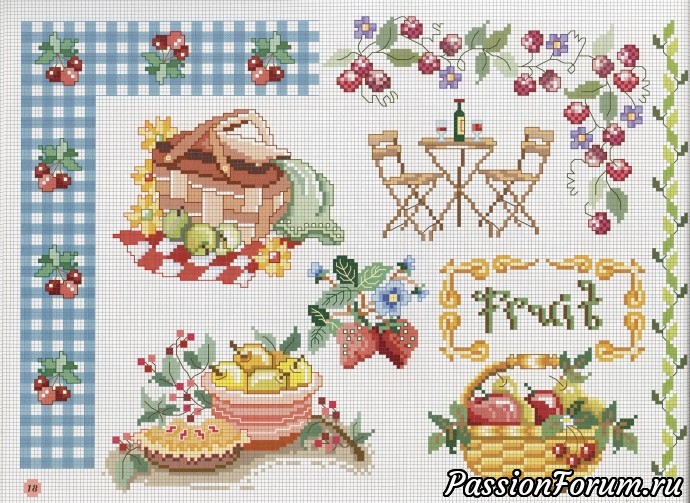Маленькие мотивы крестиком