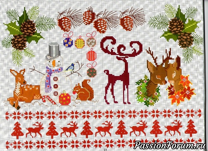 Маленькие мотивы крестиком