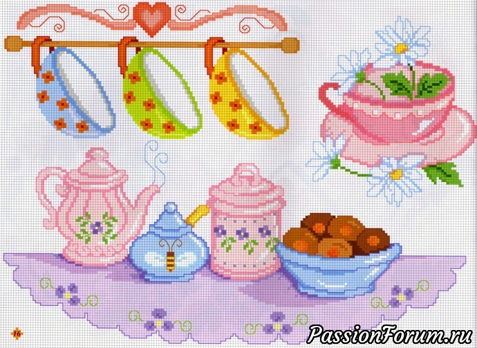 Маленькие мотивы крестиком