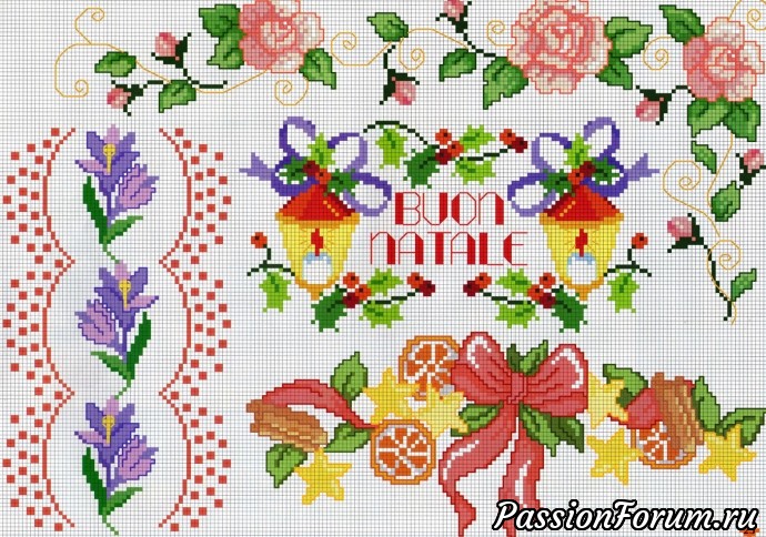 Маленькие мотивы крестиком