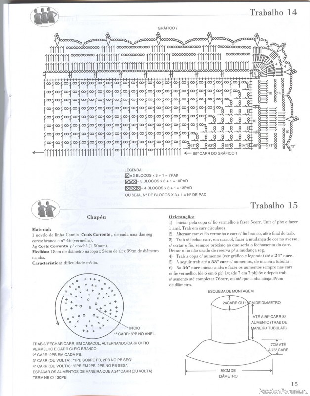Trabalhos em Croche - работы крючком