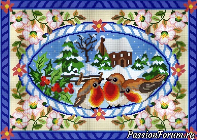 Маленькие мотивы крестиком