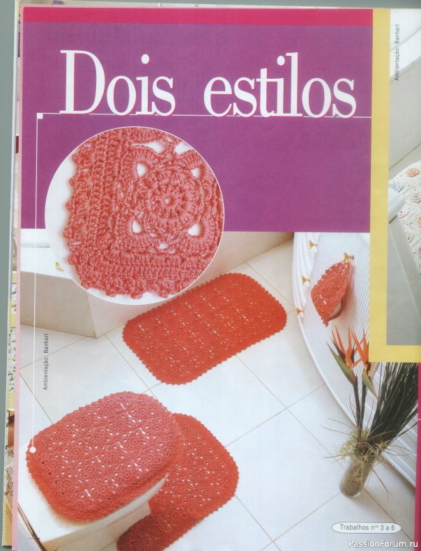 Trabalhos em Croche - работы крючком