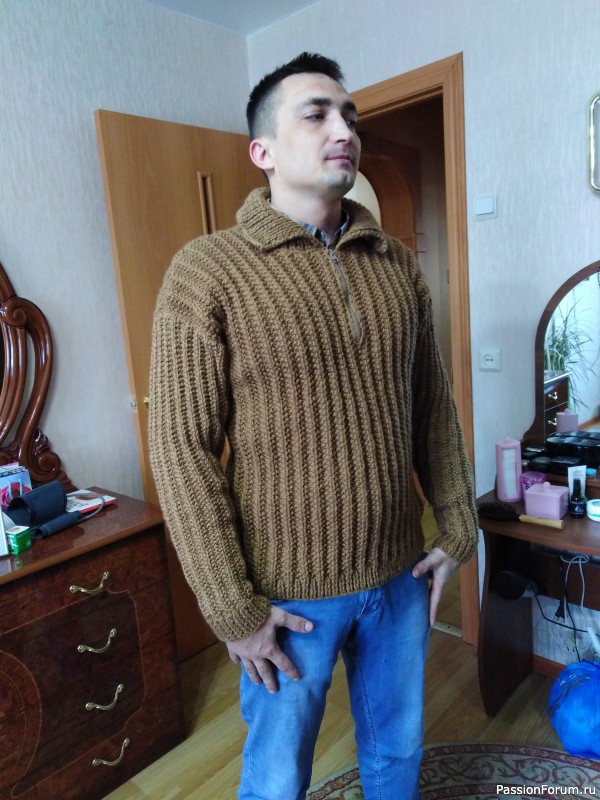Свитер для внука по заказу.