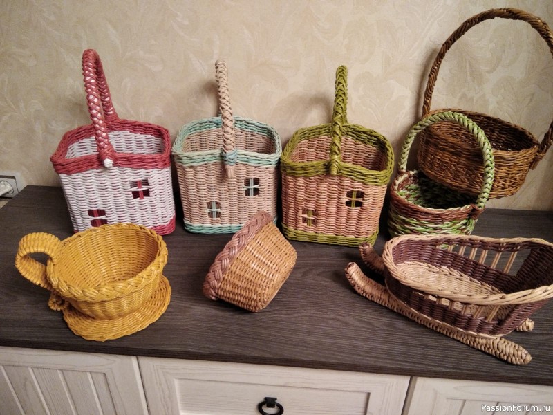 Мои корзинки и корзиночки