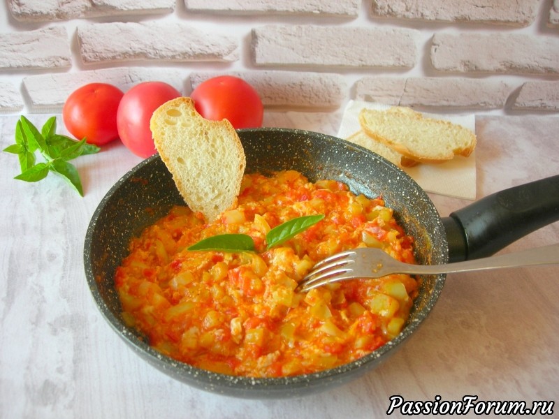 Менемен &ndash; турецкий завтрак простой и вкусный!