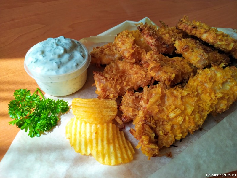Без фритюра! Куриные стрипсы в домашних условиях, вкуснее, чем в KFC!!!