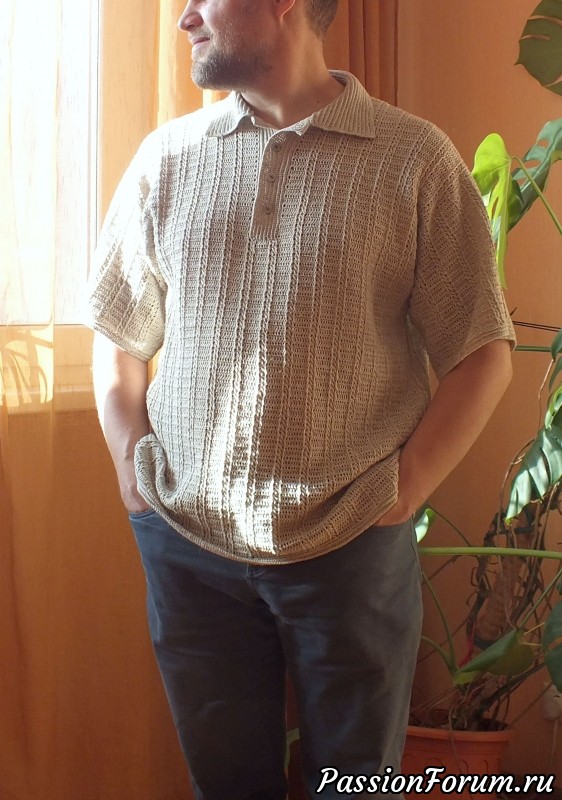Мужской летний джемпер поло