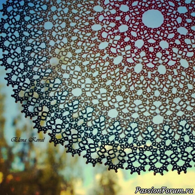 Фриволите. Mystery Doily