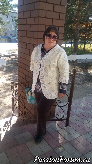Кардиган из флисов
