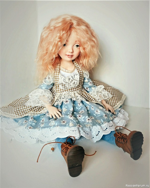 Textile Doll. Текстильная кукла