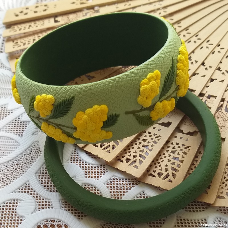 Комплект браслетов "Мимоза"