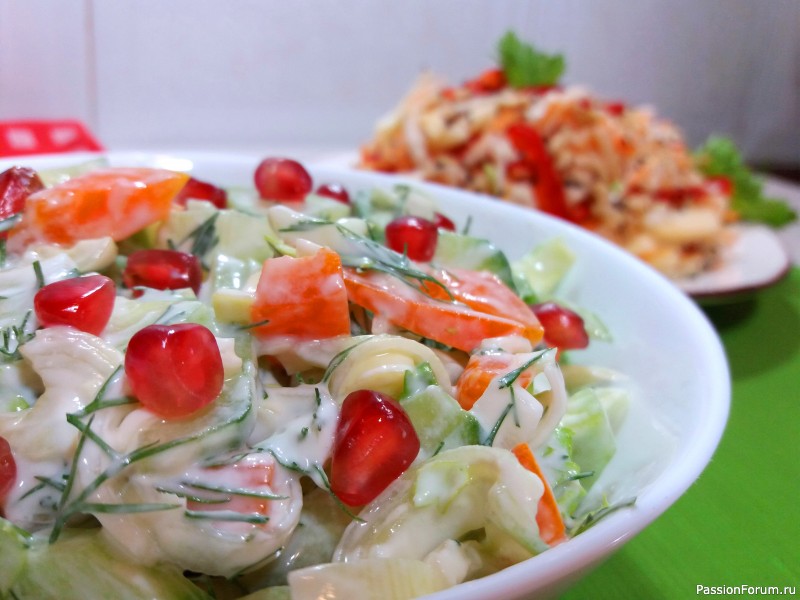 2 Салата Красоты.Рецепты вкусных и полезных салатов.