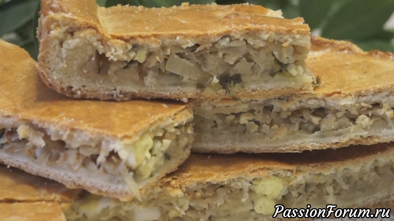 Быстрый капустный пирог. Ароматный, сочный и Ооочень вкусный