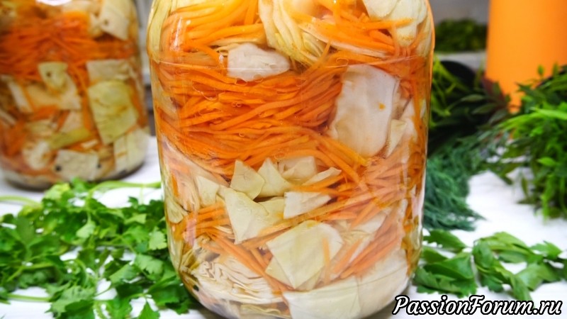 Все, кто пробуют, остаются в восторге! Вкуснейшая капуста по-корейски