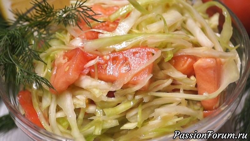 Очень вкусный САЛАТ КАПУСТНЫЙ Проще не бывает. Рецепт просят Все!