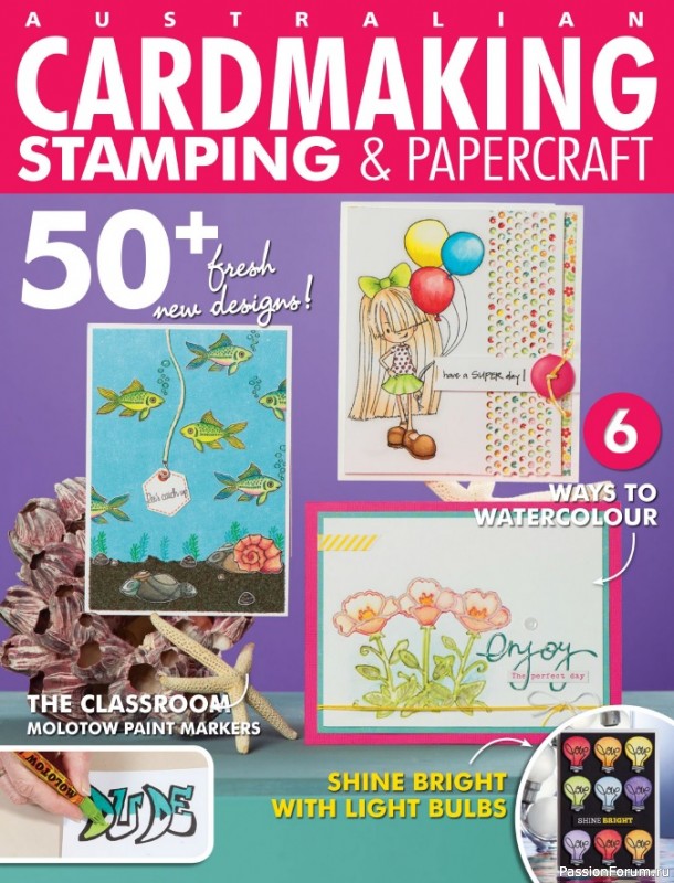 Журнал Cardmaking Stamping & Papercraft - August 2021