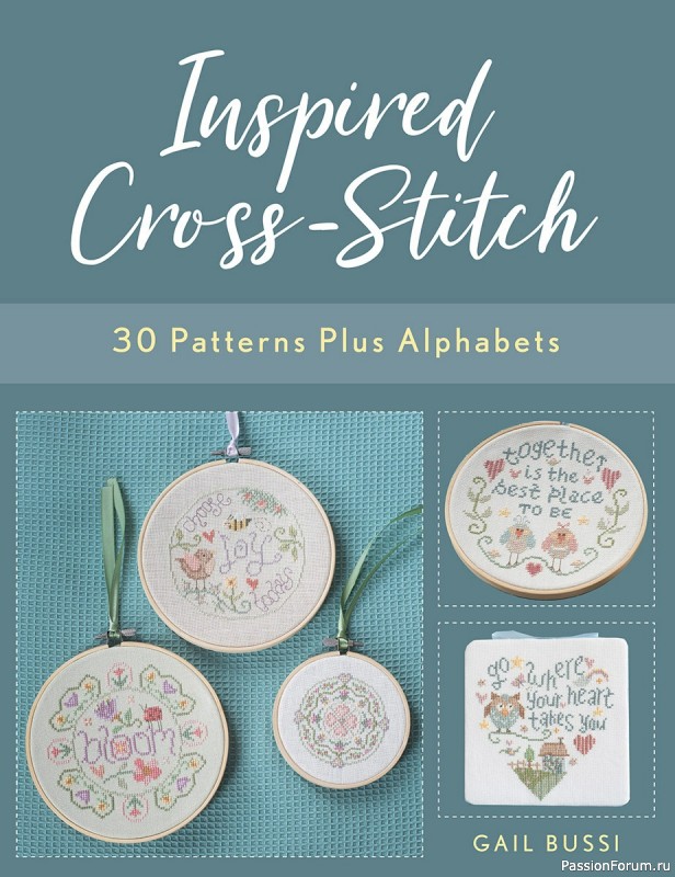 Книга "Inspired Cross-Stitch: 30 Patterns plus Alphabets" 2021