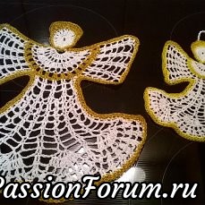 Ангелочки крючком