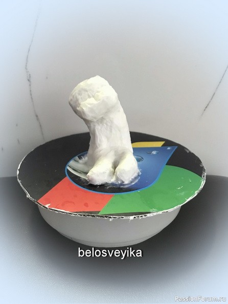Шкатулка "Дама в красной шляпе" в технике Паверпул. МК