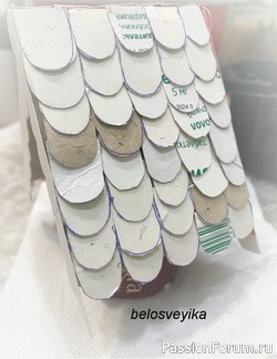 Сказочный домик из втулки. МК