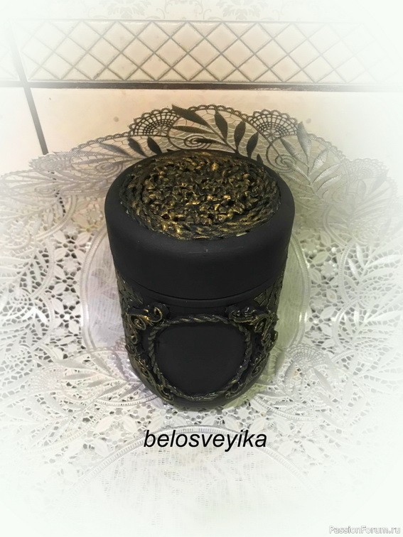 Декор баночки из под какао