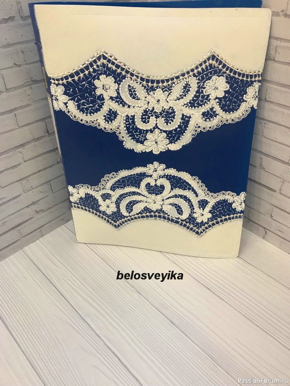 Декор пластиковой папки