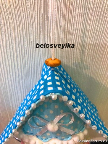 Игольница-подвеска "Домик"