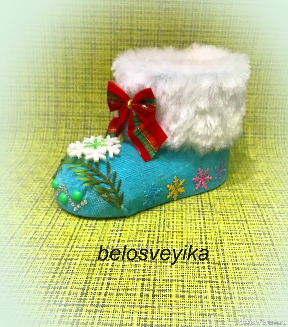 Новогодний башмак
