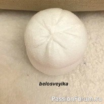 Снеговик №2. без выкройки
