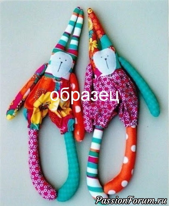 Яркие зайчики из остатков тканей