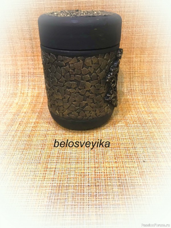 Декор баночки из под какао