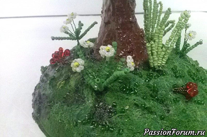 Рябина из бисера