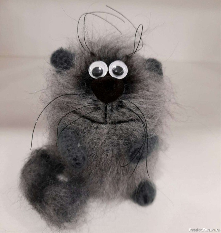 Котики крючком