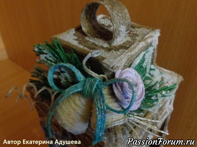 Подарочная упаковка под шампанское.