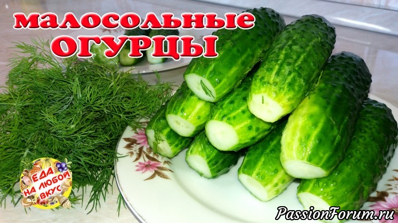 Хрустящие Малосольные огурцы, меньше чем за сутки! Вкуснее, чем в пакете!