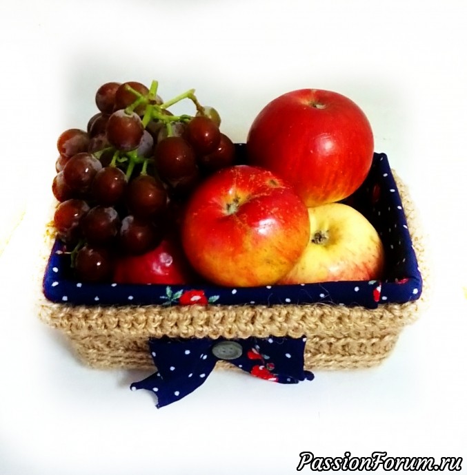 Корзинка для мелочей за пару часов