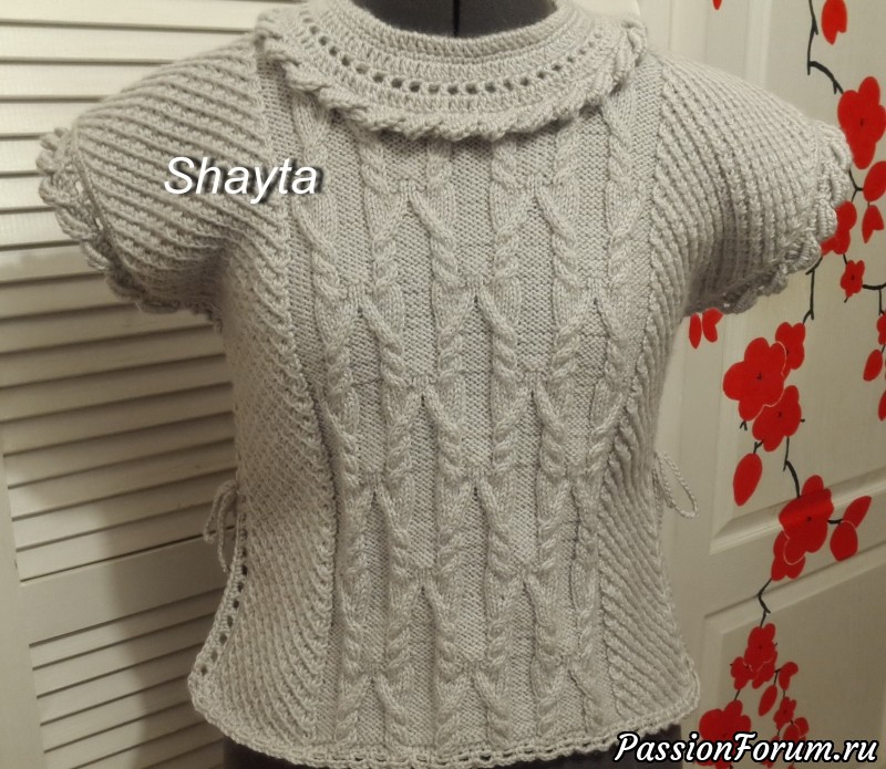 Пончо-пуловер Shayta для девочки.