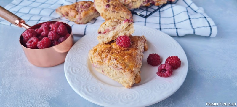 Устоять НЕВОЗМОЖНО! Очень вкусные Сконы с белым шоколадом и малиной - БЕСПОДОБНАЯ СЛАДКАЯ ВЫПЕЧКА