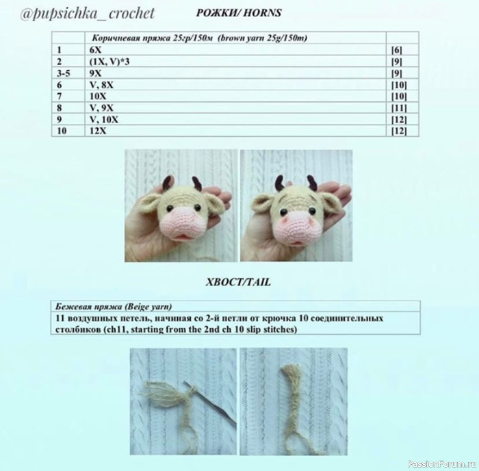 Бычок Тимоша по МК Анны Шелеп