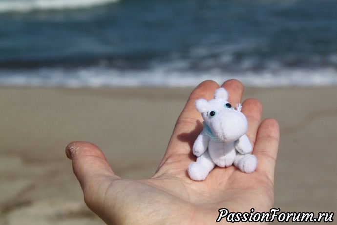 Муми тролль на море!