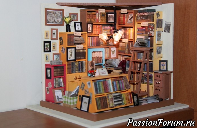 Миниатюрный мир или книжный магазинчик для зверят!