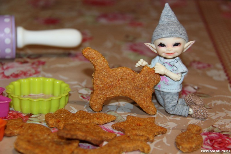 Как мы с Тарасом печенье пекли!