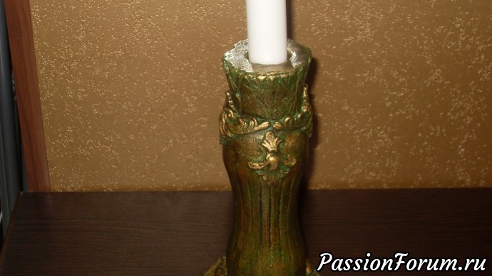 Придания старины глубокой. Подсвечник