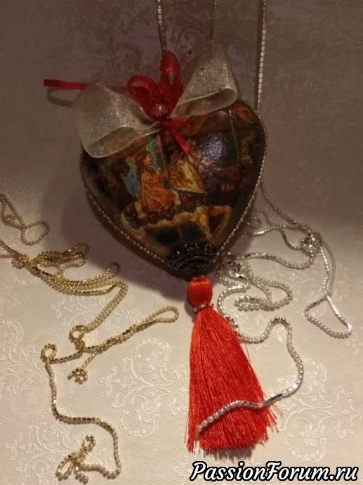 Новогодние сердца.