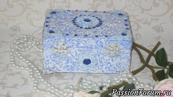 Картонаж шкатулка капризуля.