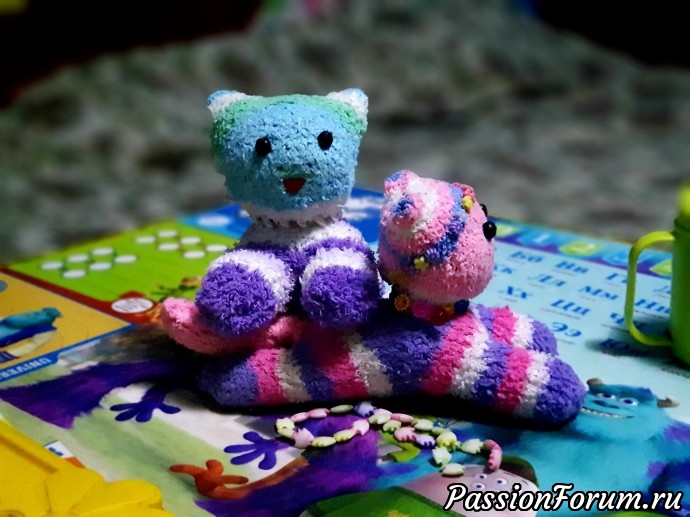 Котики из носков